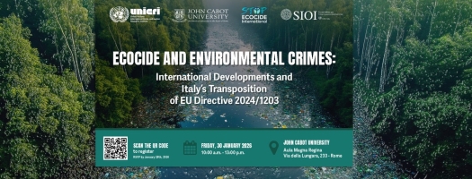 Ecocide and Environmental Crime: International Developments and Italy’s Transposition of EU Directive 2024/1203